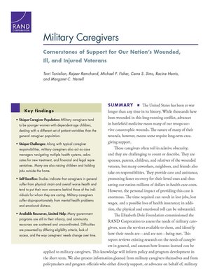 cover image of Military Caregivers